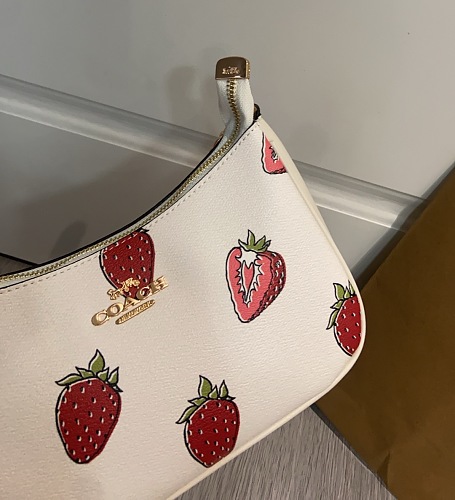 Carmen Mini Crossbody Bag With Strawberry Print