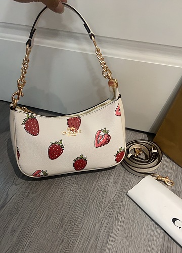 Carmen Mini Crossbody Bag With Strawberry Print