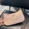 NWT COACH Teri Shoulder Bag In Rainbow Signature Canvas Silver/Sand Multi