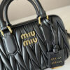 Miu Miu  Wander Matelassé Silk Mini Top Handle Bag