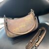 NWT COACH Teri Shoulder Bag In Rainbow Signature Canvas Silver/Sand Multi