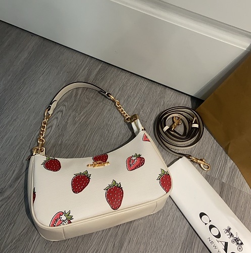 Carmen Mini Crossbody Bag With Strawberry Print