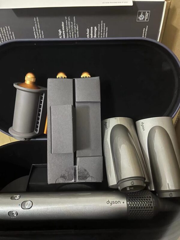 536346.jpg Dyson Airwrap HS05 Complete Long Multi-Styler – Nickel/Copper Gold with 6 Attachments & Storage Case