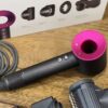 Dyson Supersonic HD08 Hair Dryer – Iron/Fuchsia with 4 Magnetic Styling Attachments
